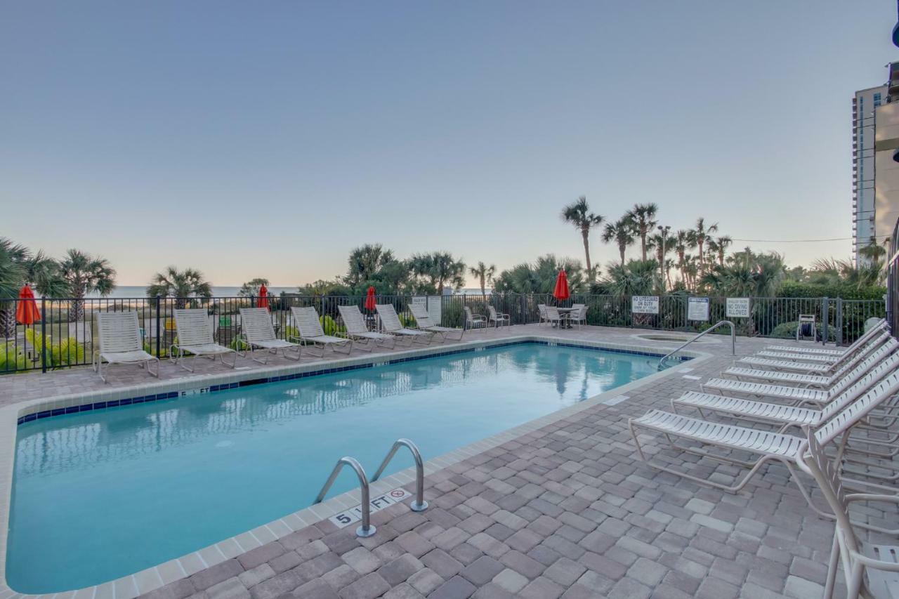 Oceanfront Condo W Balcony King Bed Meridian Plaza Myrtle Beach Exterior foto