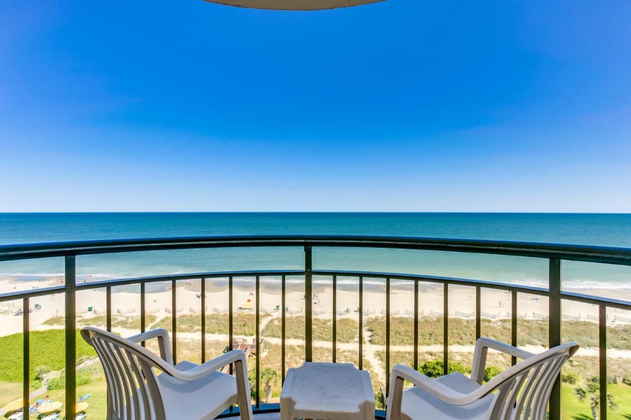 Oceanfront Condo W Balcony King Bed Meridian Plaza Myrtle Beach Exterior foto