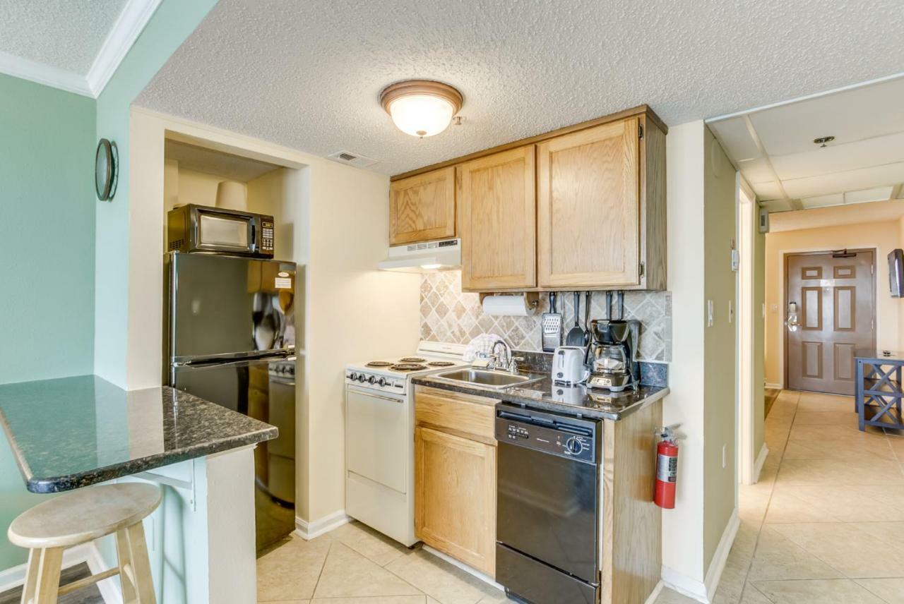 Oceanfront Condo W Balcony King Bed Meridian Plaza Myrtle Beach Exterior foto