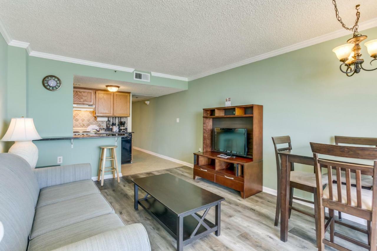 Oceanfront Condo W Balcony King Bed Meridian Plaza Myrtle Beach Exterior foto
