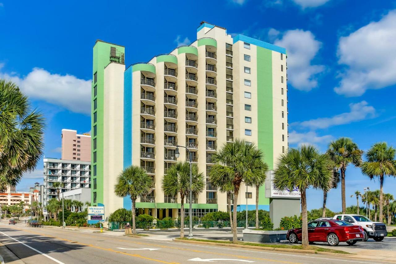 Oceanfront Condo W Balcony King Bed Meridian Plaza Myrtle Beach Exterior foto